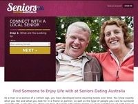 Seniors Dating Australia Homepage Image